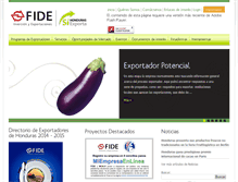 Tablet Screenshot of hondurassiexporta.hn